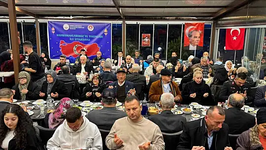 Çaycuma protokolü şehit yakınları ve gazilerle iftarda bir araya geldi