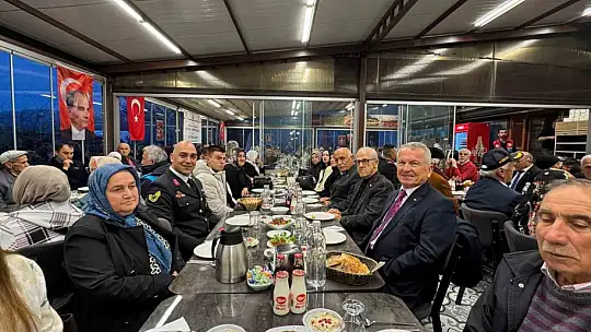 Çaycuma protokolü şehit yakınları ve gazilerle iftarda bir araya geldi