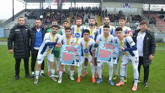 Çaycumaspor galibiyeti Asaf Ali Özkan'a hediye etti