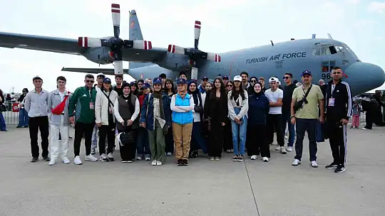 Çekiliş ile TEKNOFEST'e gittiler
