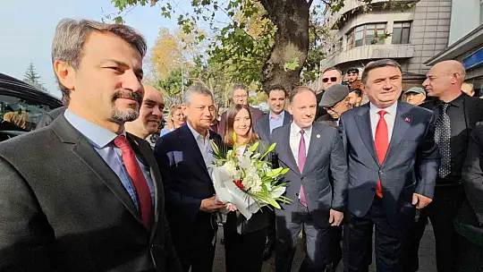 CHP Genel Başkanı Özel Zonguldak'ta