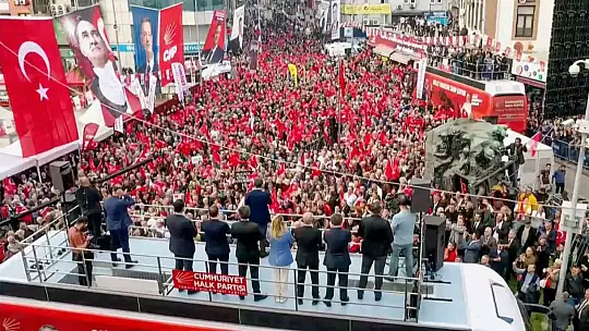 CHP Genel Başkanı Özel, Zonguldak mitinginde konuştu