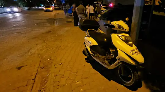 Otomobil ile motosiklet çarpıştı: 1 yaralı