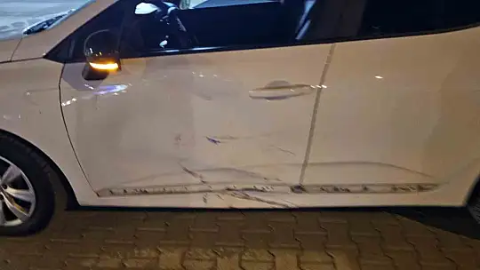 Otomobil ile motosiklet çarpıştı: 1 yaralı