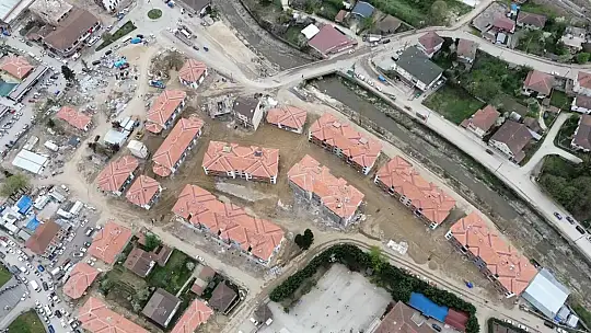 Çilimli'de kentsel dönüşüm tamamlanmak üzere