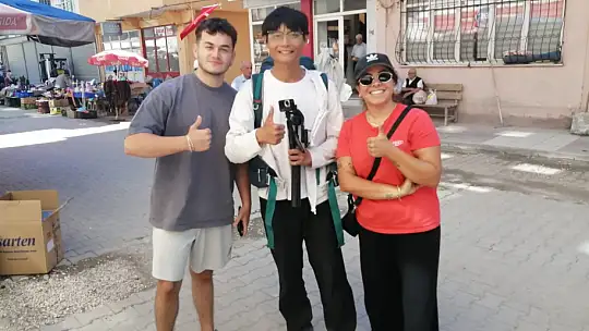 Çinli turist Joe, yürüyerek Türkiye'yi geziyor