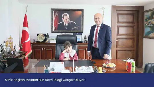 Çocuk başkanın ilk talimatı karne gününde yerine getirildi