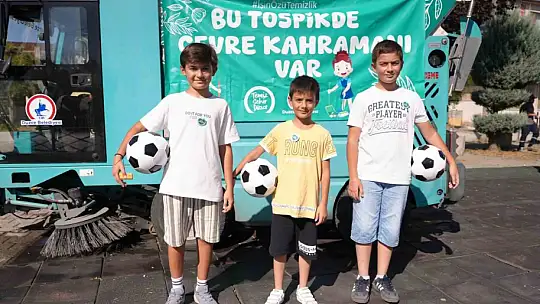 Çocuklar büyüklere örnek oldu