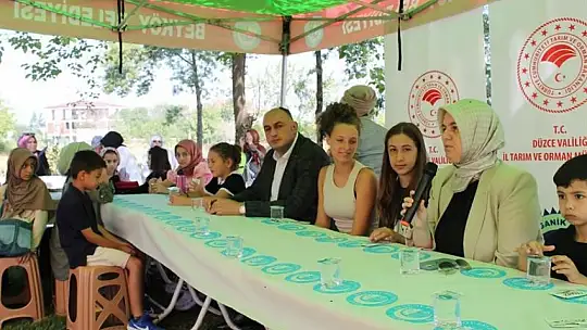 Çocuklara organik ve iyi tarım uygulamaları öğretildi