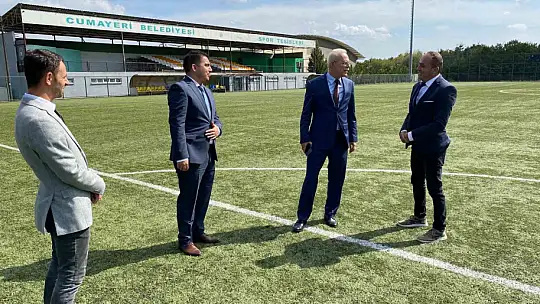 Cumayeri stadında detaylı inceleme