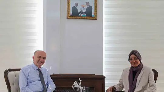 Cumhurbaşkanı Başdanışmanı Oruç'tan, Başkan Özlü'ye ziyaret