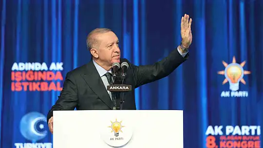 Cumhurbaşkanı Erdoğan, AK Parti 8'inci Olağan Büyük Kongresi'nde konuştu