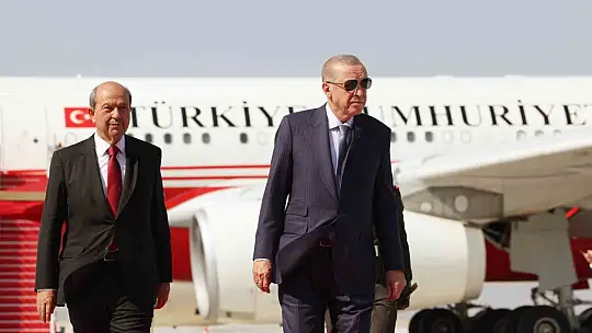 Cumhurbaşkanı Erdoğan KKTC'de