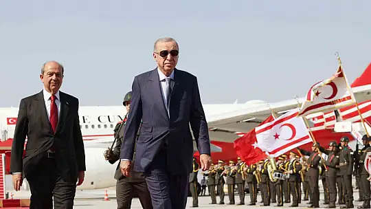 Cumhurbaşkanı Erdoğan KKTC'de