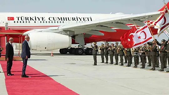 Cumhurbaşkanı Erdoğan KKTC'de