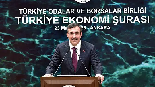 Cumhurbaşkanı Yardımcısı Yılmaz: açıkladı