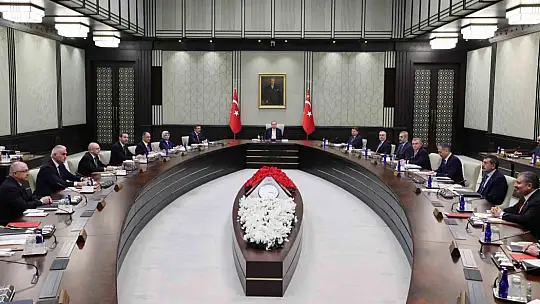 Cumhurbaşkanlığı Kabinesi, Cumhurbaşkanı Recep Tayyip Erdoğan başkanlığında Beştepe'de toplandı.
