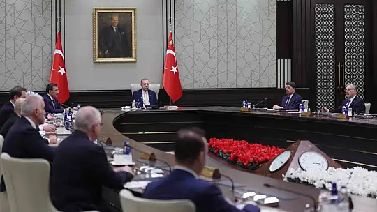 Cumhurbaşkanlığı Kabinesi, Cumhurbaşkanı Recep Tayyip Erdoğan başkanlığında Beştepe'de toplandı.
