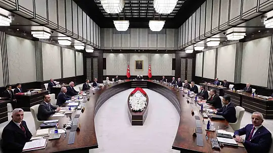 Cumhurbaşkanlığı Kabinesi, Cumhurbaşkanı Recep Tayyip Erdoğan başkanlığında Beştepe'de toplandı.