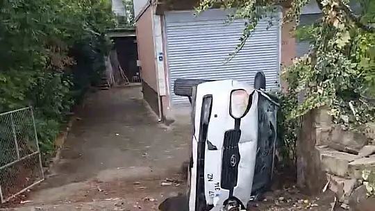 Devrek'teki trafik kazasında sürücü yara almadan kurtuldu