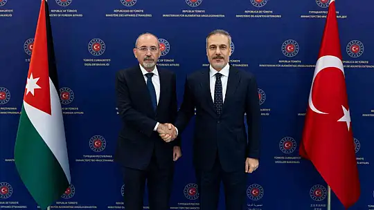 Dışişleri Bakanı Fidan, Ürdünlü mevkidaşı Safedi ile bir araya geldi