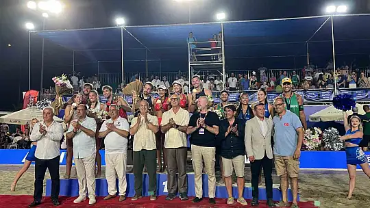 Dünya Plaj Voleybolu Pro Tur'un Alanya etabı tamamlandı