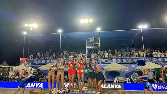 Dünya Plaj Voleybolu Pro Tur'un Alanya etabı tamamlandı