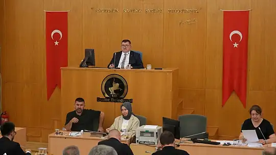 Düzce Belediye Meclis toplantısı yapıldı