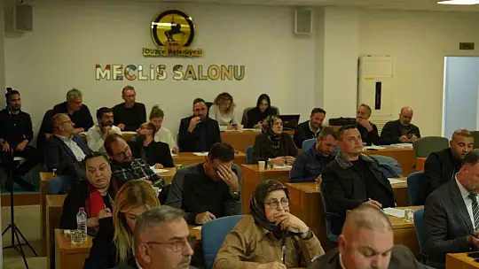 Düzce Belediye Meclisi 2025'in son toplantısını yaptı