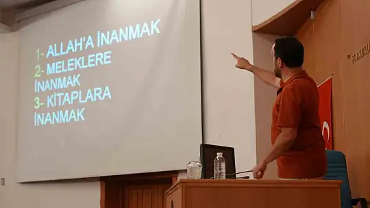 Düzce'de 'sessizliğin içinde huzur' semineri gerçekleştirildi