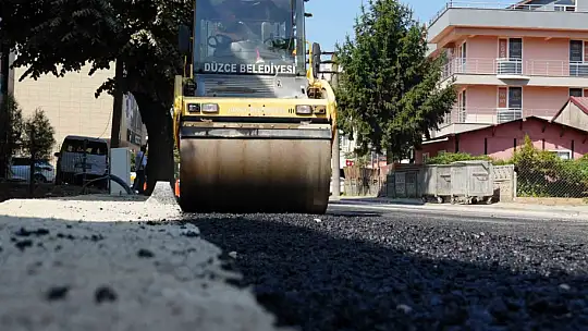 Düzce'de 12 kilometre yeni yol açıldı