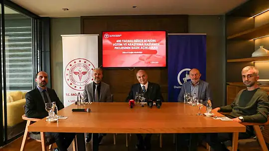 Düzce'de 400 yataklı hastane 360 günde inşa edilecek