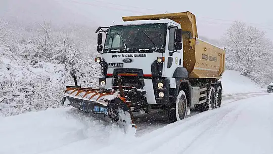 Düzce'de 47 köy yolu kapalı