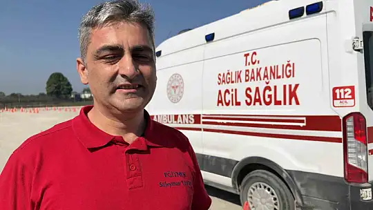 Düzce'de ambulans sürücüleri zorlu parkurlarda eğitim alıyor