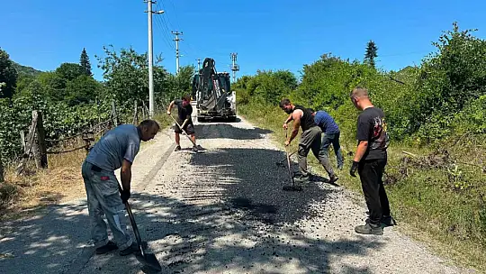 Asfalt ve yama çalışmaları sürüyor
