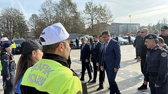 Düzce'de emniyet ve jandarma teşkilatına 44 yeni araç