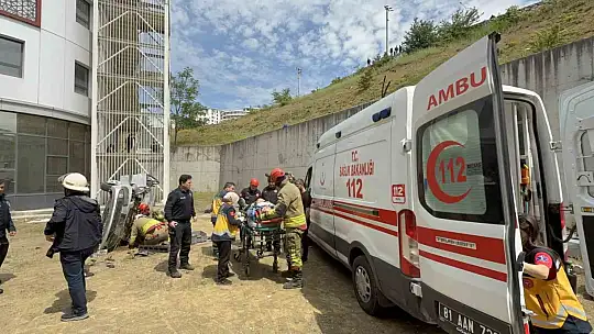 Düzce'de feci kaza 2 yaralı