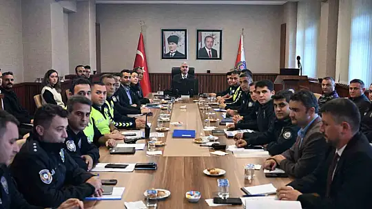 Düzce'de güvenlik ve asayiş için yeni tedbirler masada