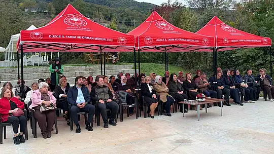 Düzce'de kadınların üretim hayali gerçeğe dönüştü