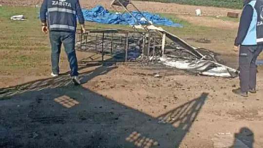 Düzce'de kanepe yakan kişiye para cezası