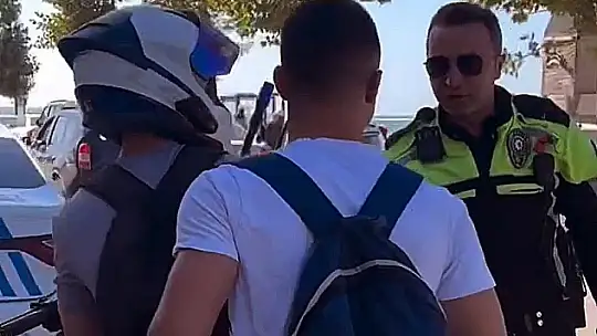 Düzce'de kask takana çerez, takmayana ceza