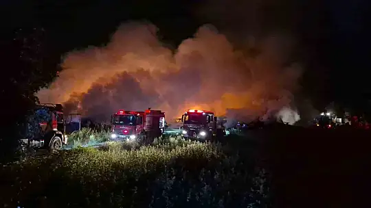 Düzce'de ki yangın sürüyor ekipler evlere sıçramasın diye çalışma yapıyor
