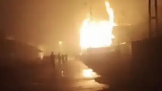 Düzce'de mobilya atölyesi küle döndü