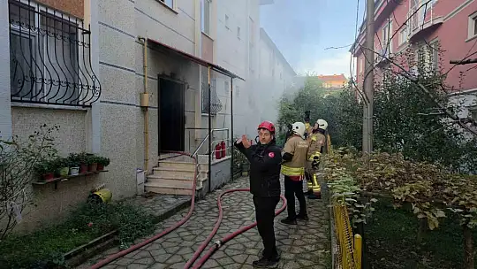 Düzce'de sabah saatlerinde korkutan yangın