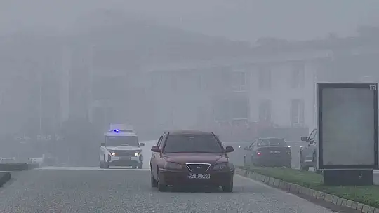 Düzce'de sis etkili oluyor