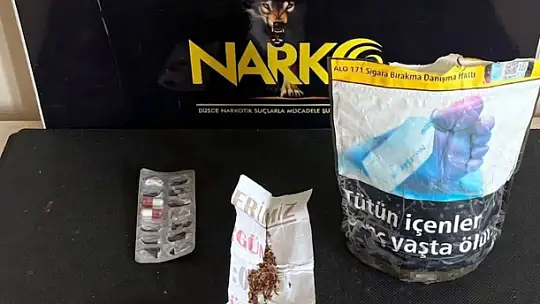 Düzce'de uyuşturucu taciri 1 şüpheli tutuklandı