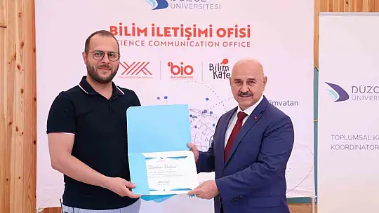 Düzce Üniversitesi Bilim Kafe ile bilimi toplumla buluşturmayı sürdürüyor
