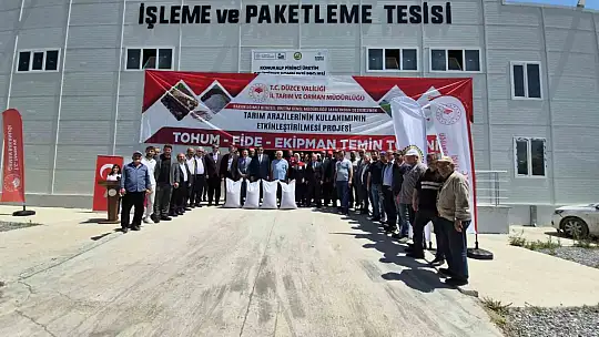 Düzceli çiftçilere çeltik tohumu dağıtıldı