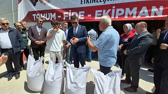 Düzceli çiftçilere çeltik tohumu dağıtıldı