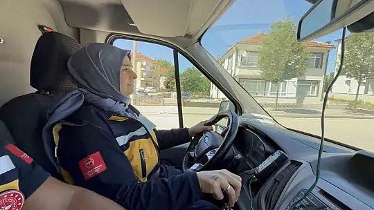 Eğitimin birincisi oldu, direksiyon başında hayat kurtarıyor